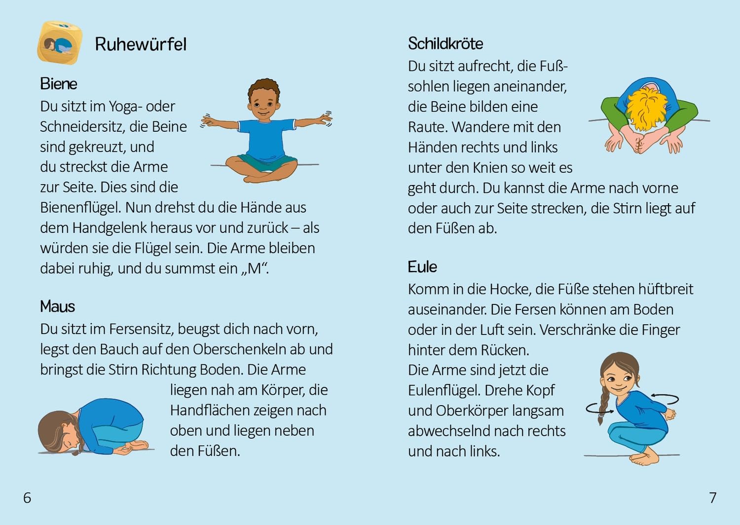 FamilyFlow. Kinderyoga-Würfel: Entspannung, Bewegung und Spaß für zwischendurch