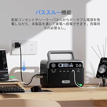 Amazon.co.jp: FlashFish ポータブル電源 230Wh/300W 100Wソーラー