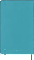 Vista 3 de Moleskine Classic Notebook, Hard Cover, Large (5" x 8.25") Plain/Blank, Reef Blue, 240 Pages