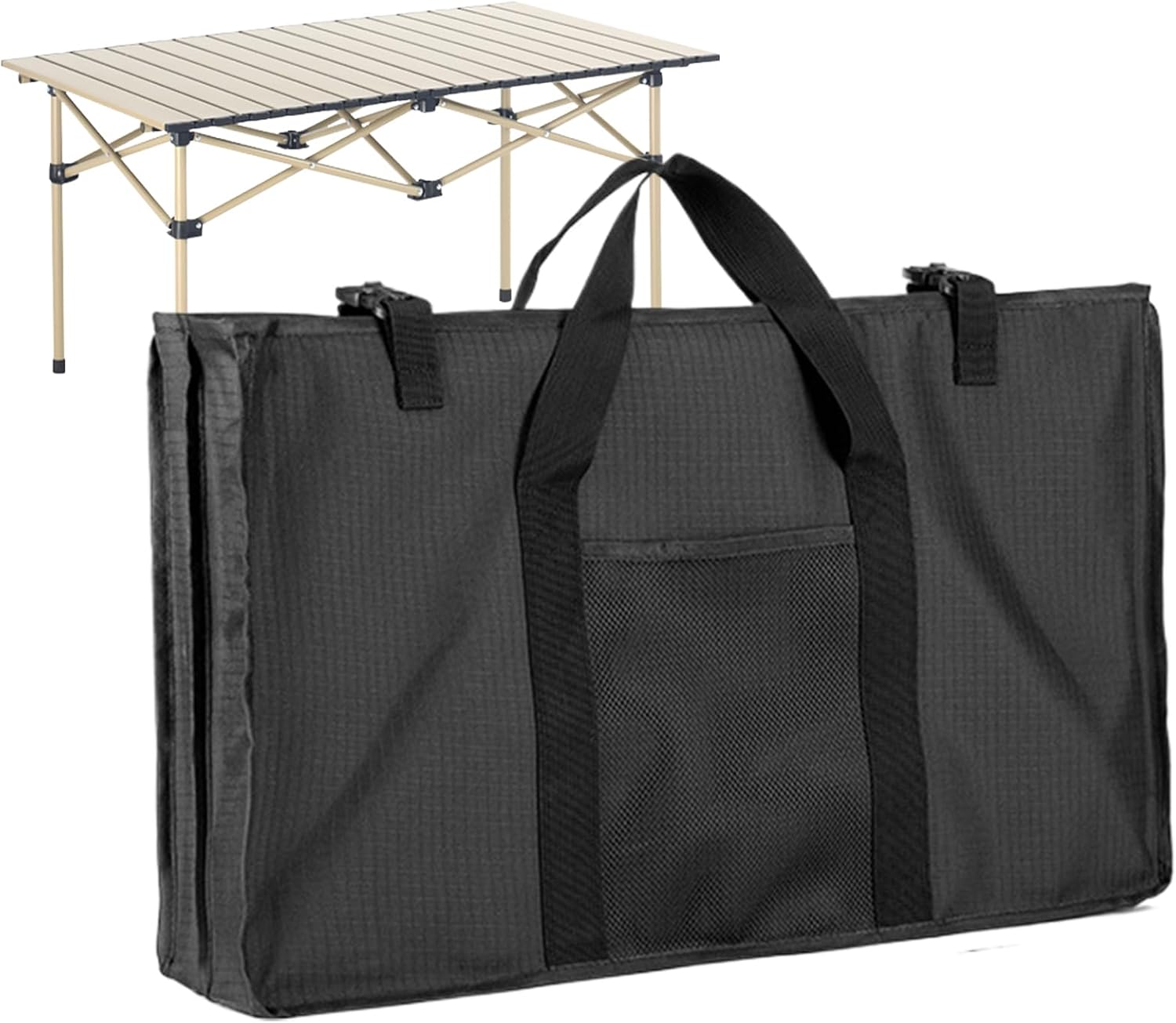 Folding Picnic Table Bag | Oxford Cloth Dining Table Storage Bag Heavy Duty,Multi-Purpose Large Space Camping Kitchen Picnic Container for Backpacking, Hiking, BBQ