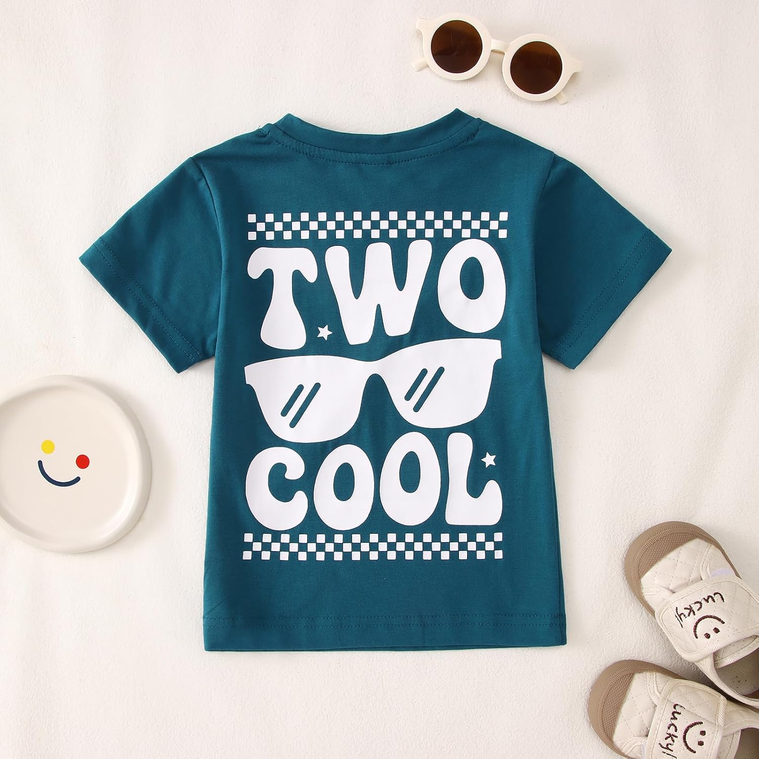 Two Cool Birthday Shirt 2nd Birthday Boy Tshirt 2 Year Old Toddler Boys Second Bday Party Short Sleeve Outfits Tops - Image 7