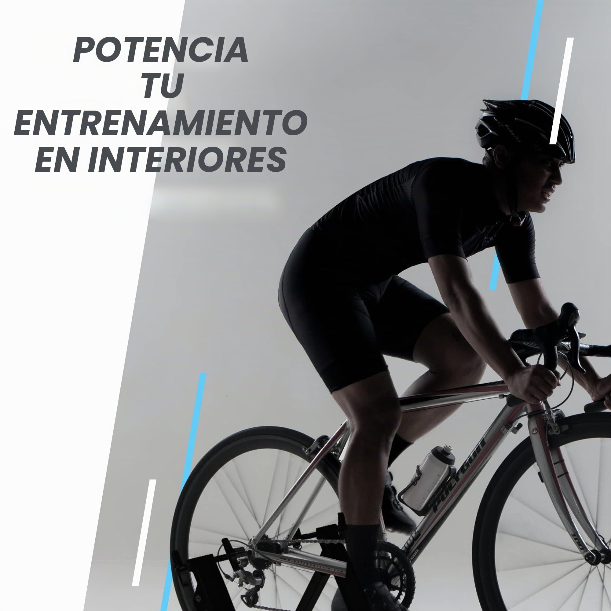 Rodillo Magnético Bicicleta para Entrenamiento de Bici de Carretera o Montaña al Interior de la Casa, 6 Niveles, Ruedas de 26 a 28 Pulgadas