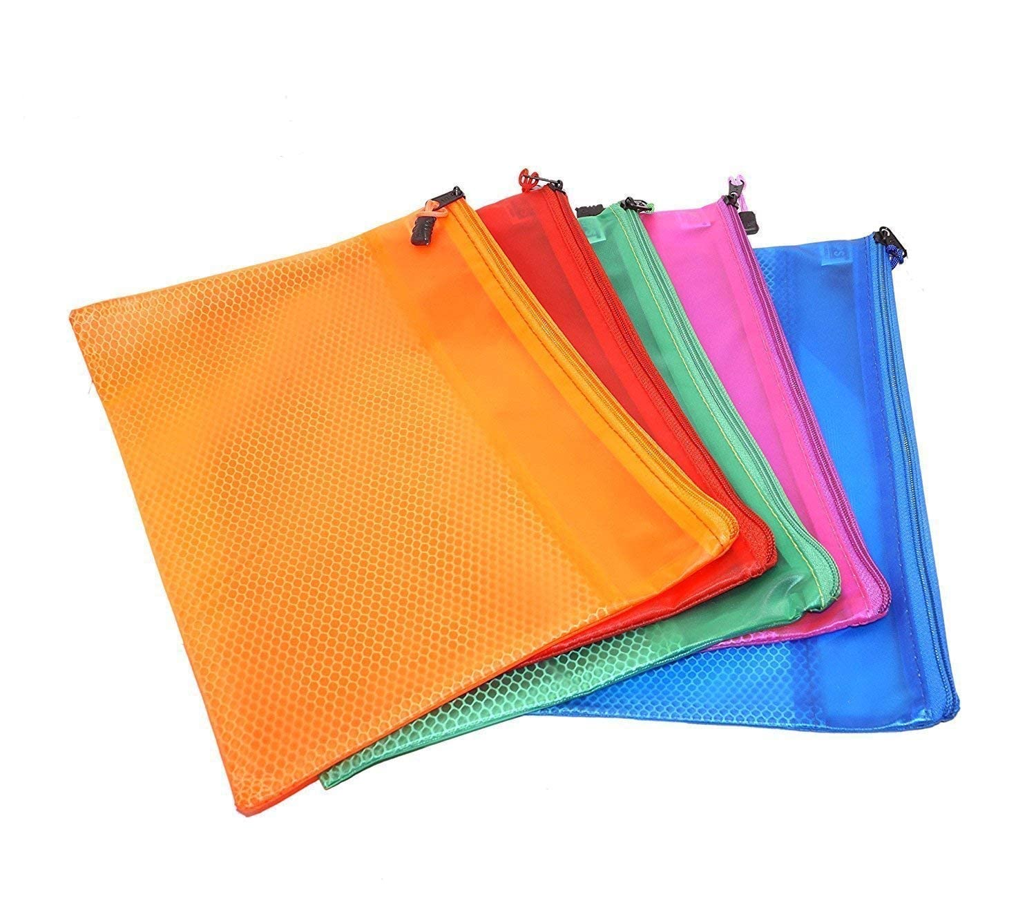 zee toner cartridge A4 Large Size Document Zip Bag/Pouch Waterproof Zipper Pouches Document Holder/Pen Pencil Case/Stationery Storage Bags/Cosmetic Pouch/Travel Organizer Multicolour (Pack of 5)-picture-38
