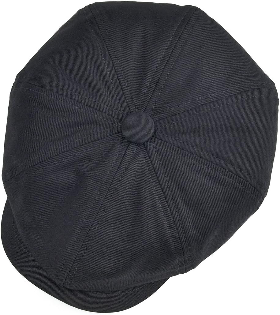 BOTVELA Men's Newsboy Flat Cap 100% Cotton Gatsby Ivy Golf Cabbie Hat - Image 5