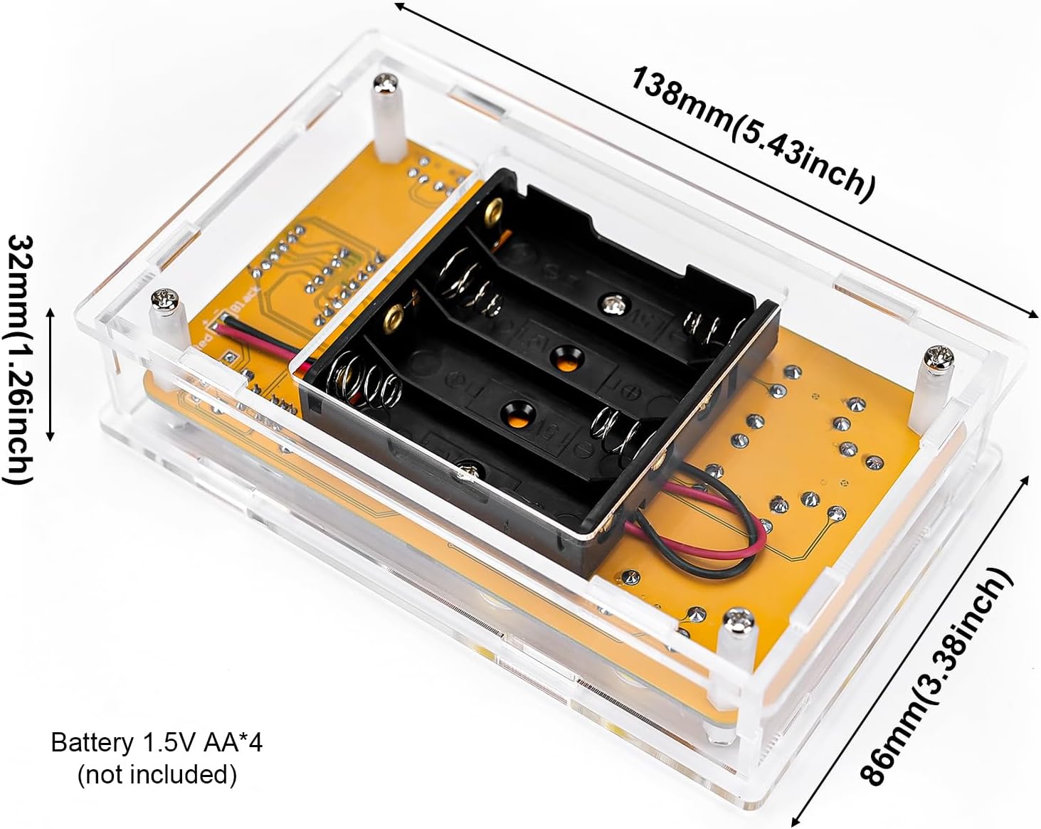 LEPANDA DIY Game Console, Soldering Project Kit, Electronics Solder Practice Kit, Designed for Students, Great STEM Project and Gift