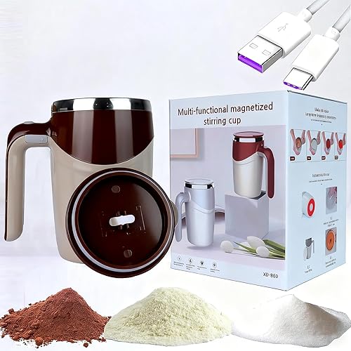 Miniatura 12 de Vaso térmico con aislamiento térmico, taza de viaje magnética 2 en 1 de acero inoxidable para té y café, botella de agua a prueba de fugas de 16