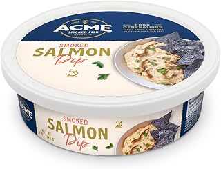 Acme Smoked Fish Atlantic Salmon Dip, 7oz - Creamy Hot-Smoked Spread, Ready-to-Eat Kosher Delight