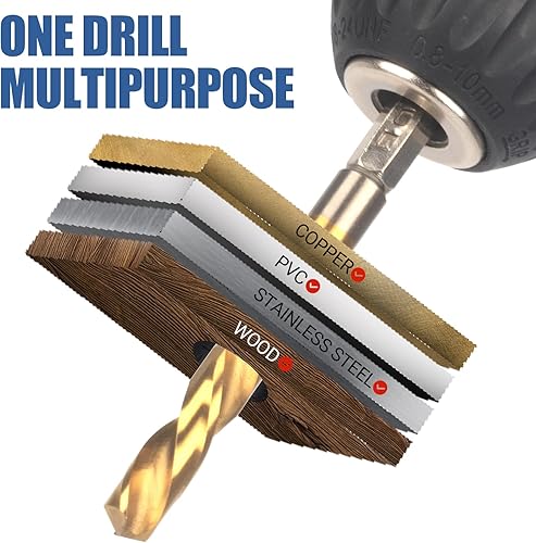 Miniatura 7 de MABLEVI Juego de 11 piezas de extractor de tornillos, juego de extractor de pernos fácil de salir métrico, juego de extractor de brocas de taladro