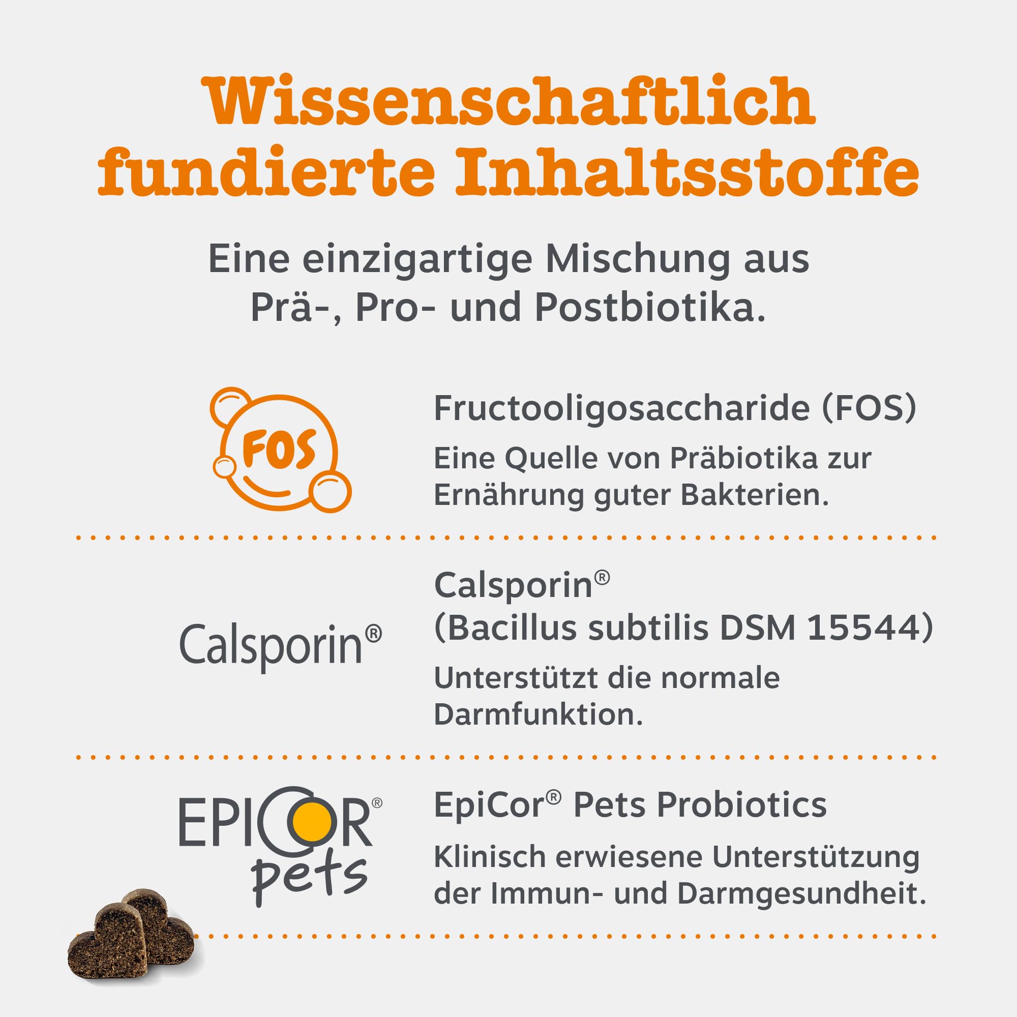 Zesty Paws Probiotika für Hunde – Unterstützt Darmflora, Verdauung & gegen Mundgeruch – Mit Pre-, Pro- & Postbiotika, Kürbis & Leinsamen – Tägliche Anwendung – 90 Kauleckerlis