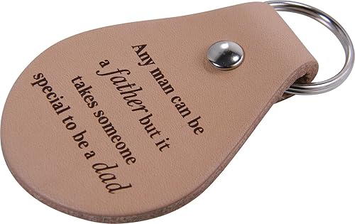 Miniatura 2 de Cualquier hombre puede ser padre, pero se necesita de alguien especial para ser un papá - Llavero de cuero - Excelente obsequio para el Día del