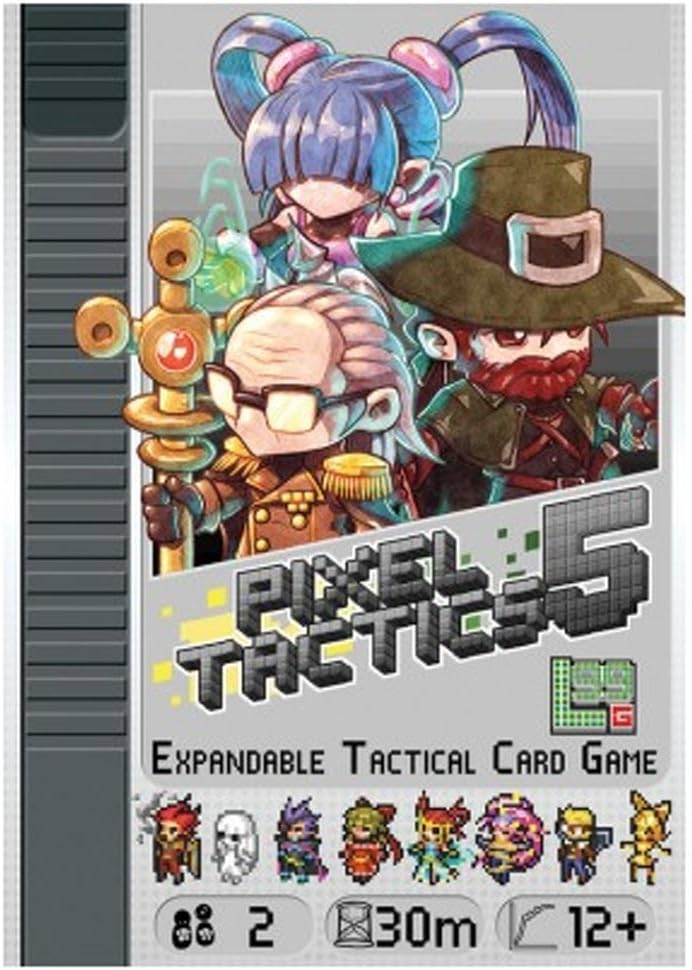 Level 99 Games Pixel Tactics 5 Expandable Tactical Card Game | Head to Head Fighting Game | Strategy Game for Adults and Teens | Ages 12+ | 2 Players | Average Playtime 30-45 Minutes | Made