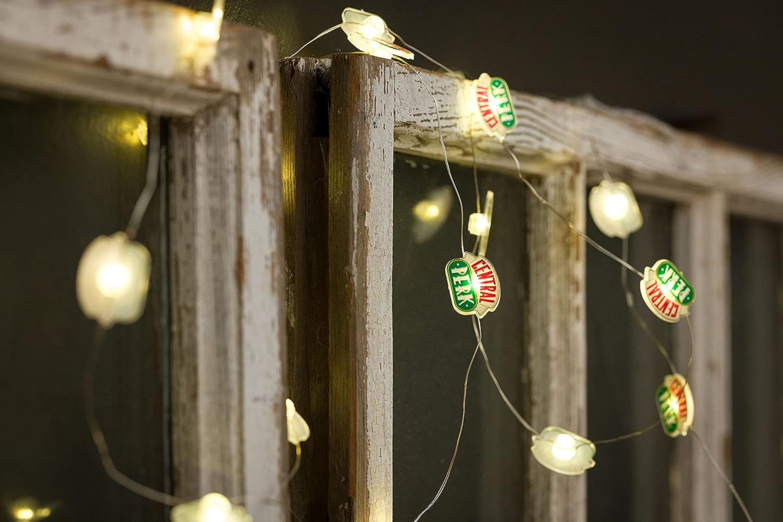 Silver Buffalo Friends Central Perk Mug 20ct Decorative String Lights, 7 Feet Long, Battery Powered (Batteries Not Included), Warm White LED, Indoor Use Only