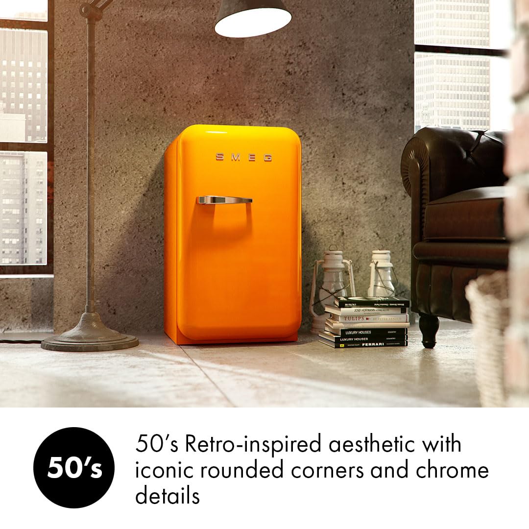 Amazon.com: Smeg FAB5 Retro Mini Fridge – 50s Style Compact Small