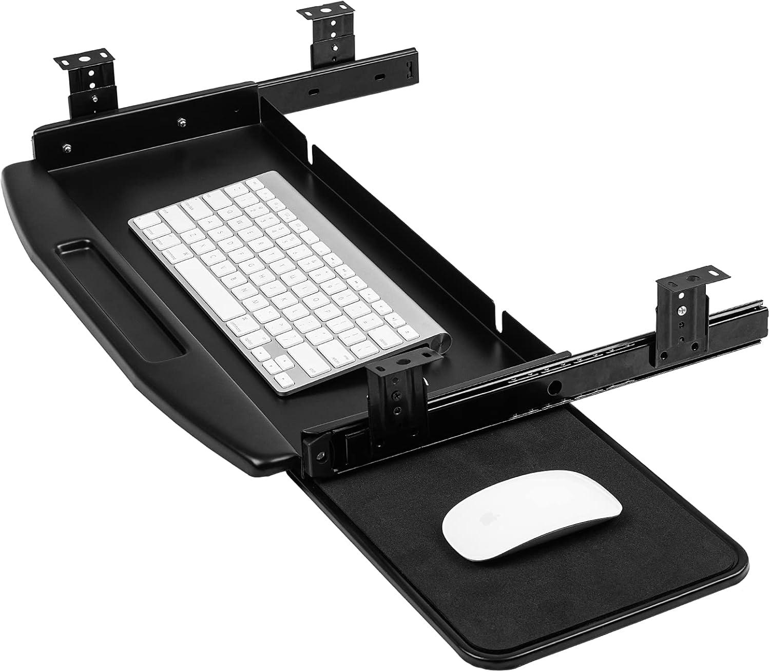 Buy Gome Keyboard Tray Under Desk Pull Out with 360° Mouse Tray, 28.2