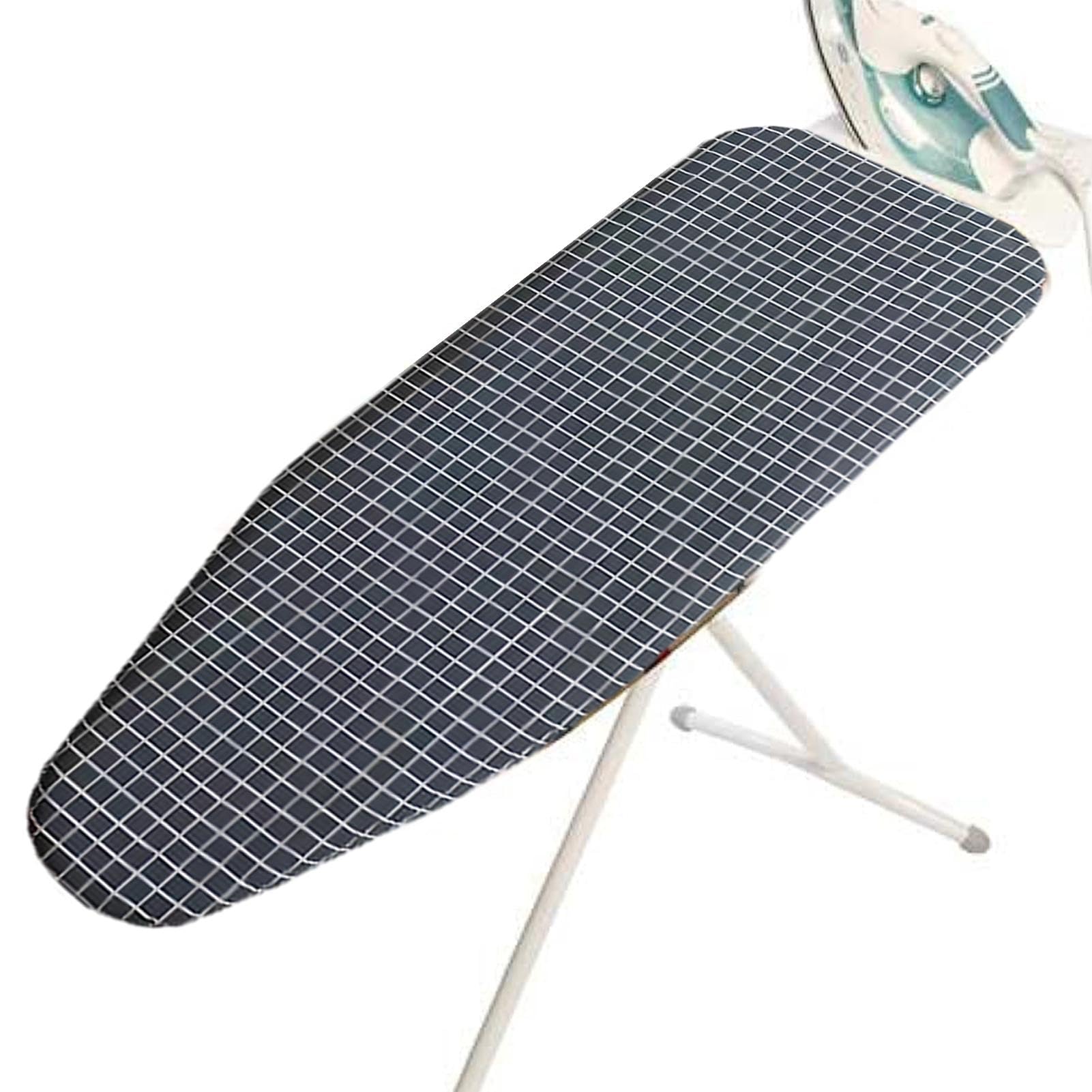 GLANSI Iron Board Cover, Cotton Ironing Board Pad, Multipurpose Iron Pad, Ironing Shelf Replacement, 47x16 inches, Multicolor, Felt, Foam, Metal