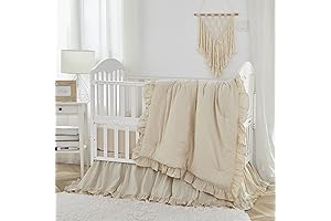 Brandream's Exquisite Gender-Neutral Bohemian Nursery Crib Bedding Set