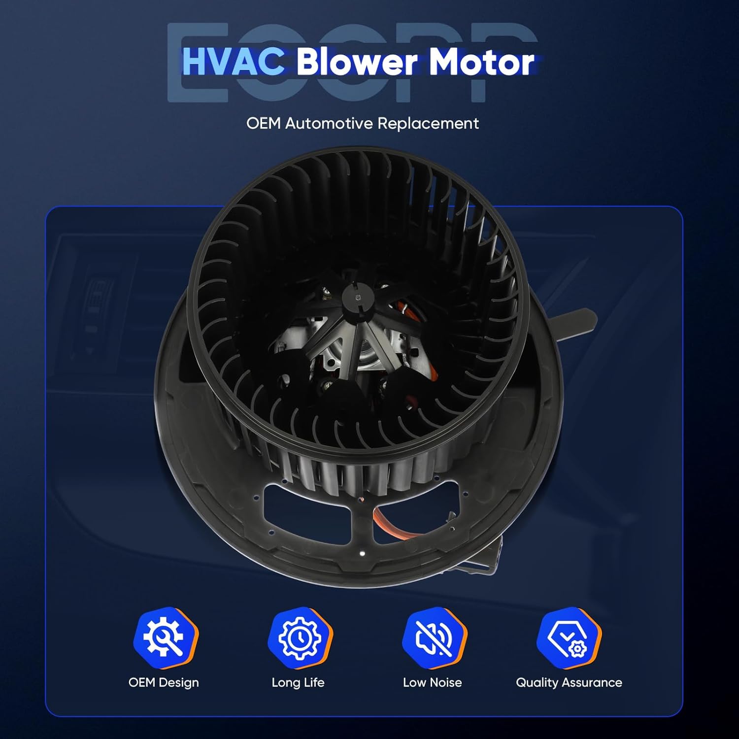 ECCPP AC Blower Motor Fit for 2008-2013 BMW 128i 135i M3, 2009-2016 Z4 X3, 2006 325xi, 2007-2013 328i 335i, 2009-2013 328i xDrive, 2007-2008 BMW 328xi, 2011-2013 335is, 2008 335xi Replacement 700218