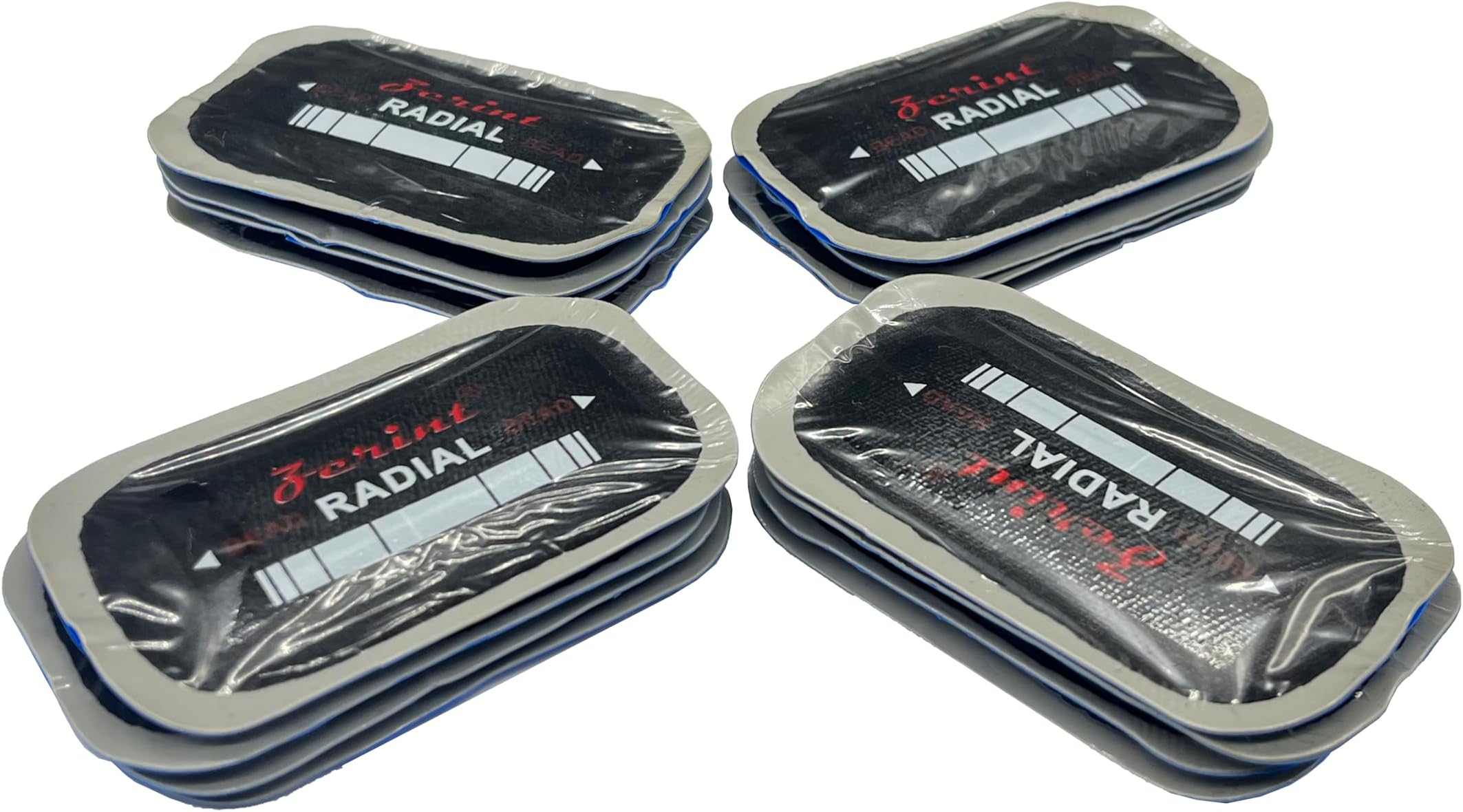 Radial Repair Patch, 3" x 1 3/4" 1 ply 16 pcs Heavy Duty Tire Patches, Tire Puncture Repair Patch for Car Truck Bus Tractor Agricultural Vehicles (TP-R01)