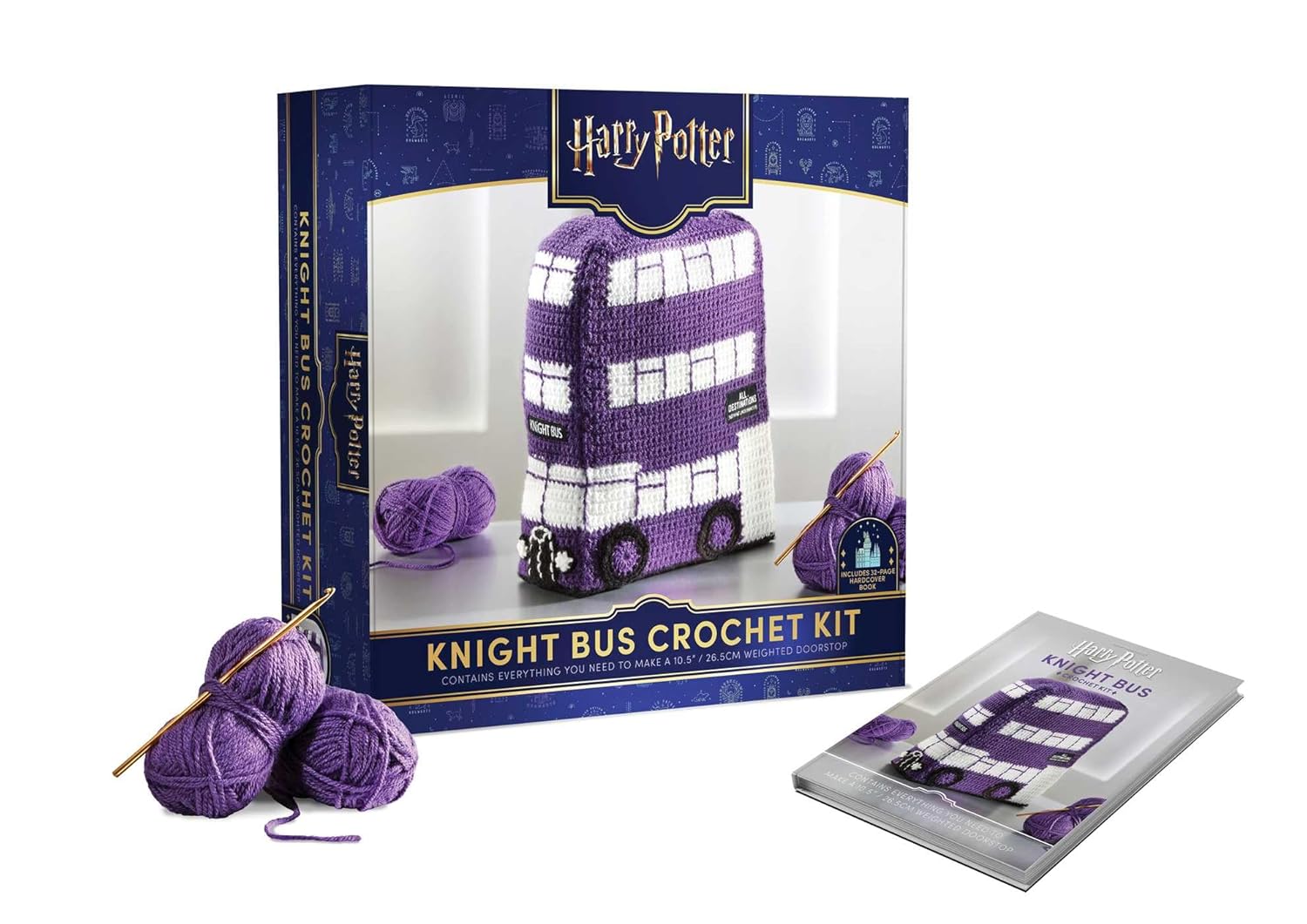 Harry Potter: Knight Bus Doorstop Crochet Kit      Hardcover – March 31, 2026