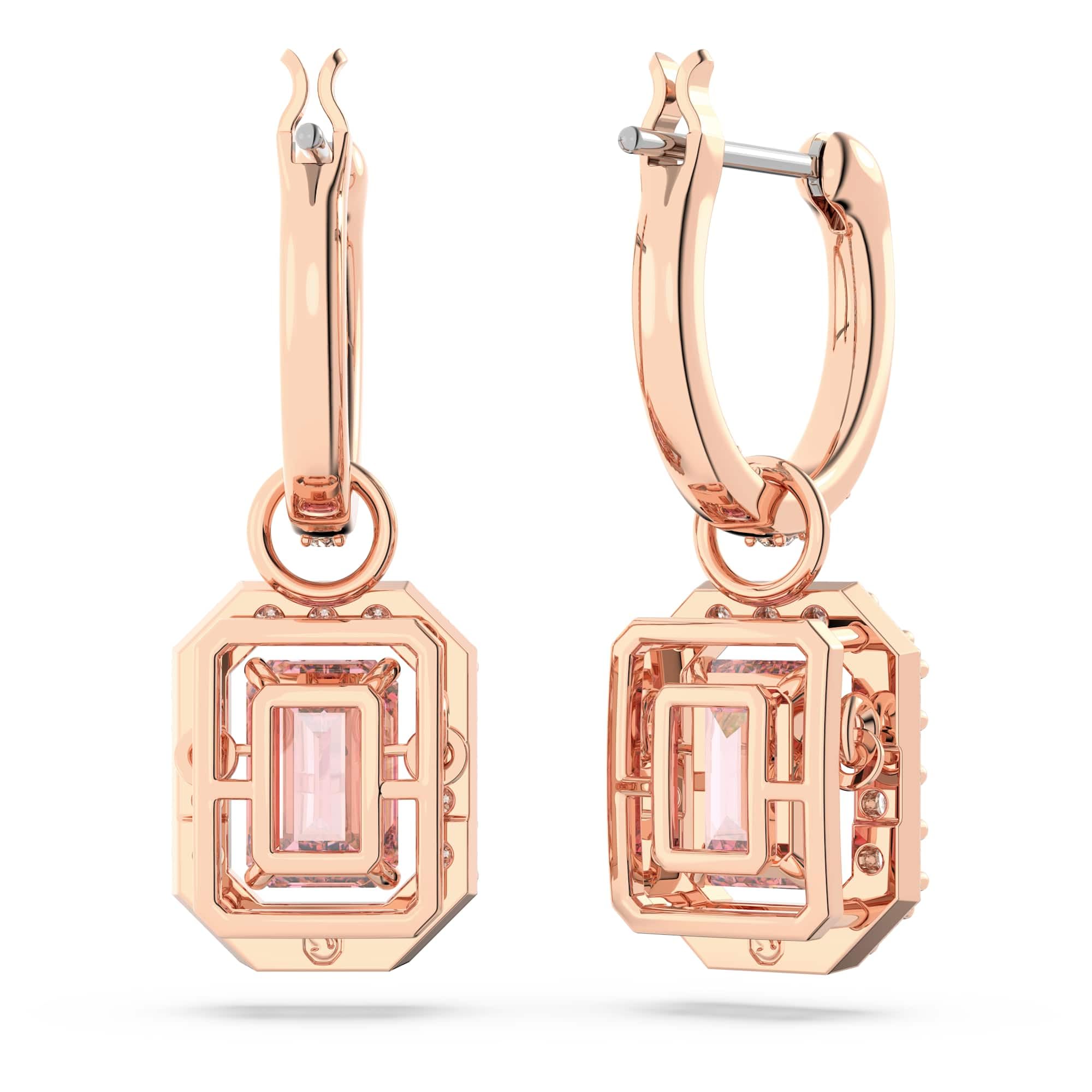 Swarovski Una Colección pendientes colgantes, talla octagonal