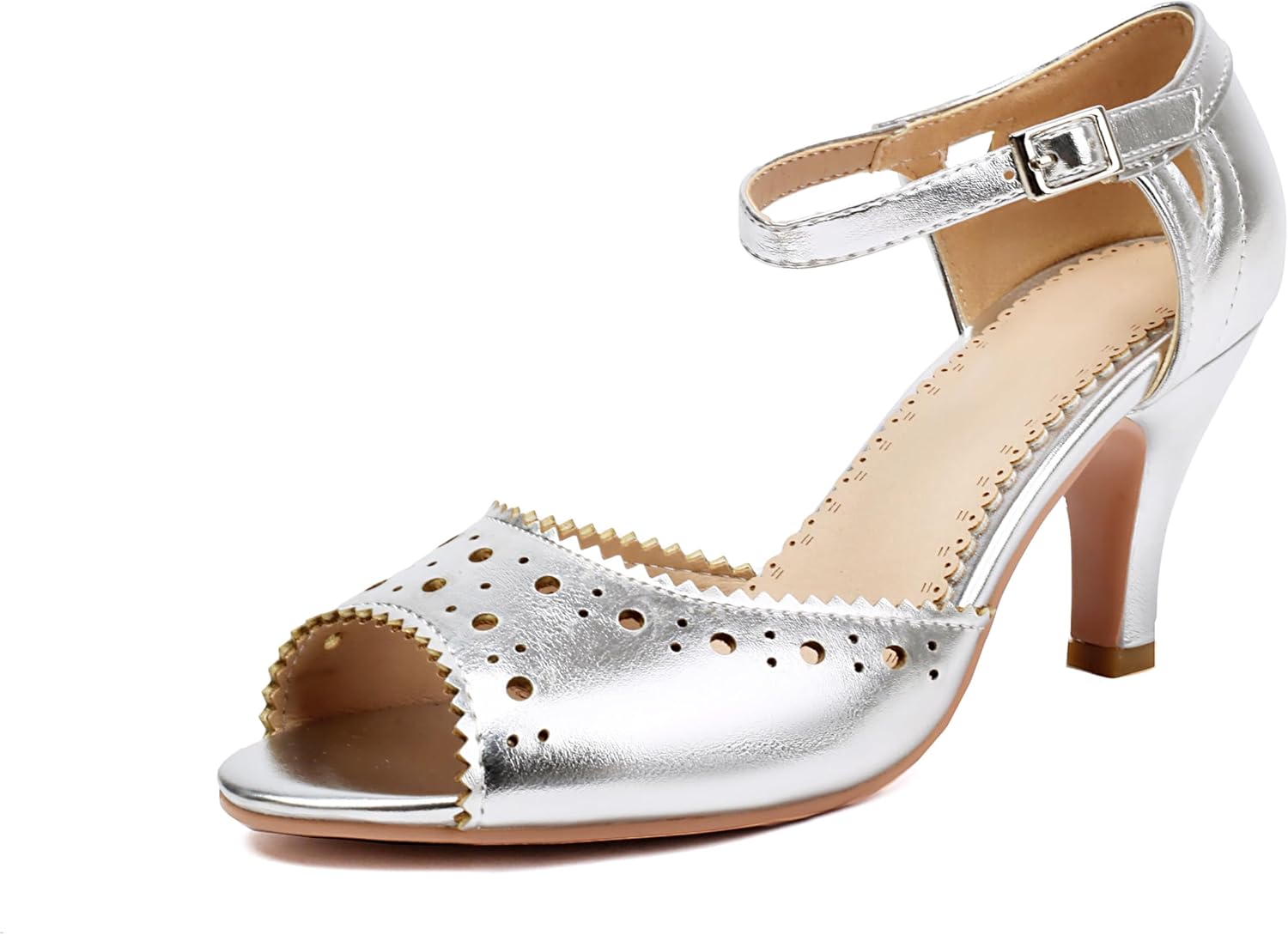 Chaussures Mary Jane à Bout Rond Et Bride Croisée à La Cheville Vintag