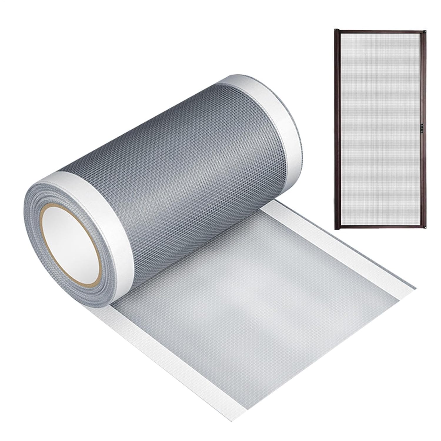 Screen Repair Tape for Window, Adhesive Door Mesh Net Patches, Screen Tape Window Repair, for Home Farmhouse Dorm Room Patio Balcony Bathroom Bedroom