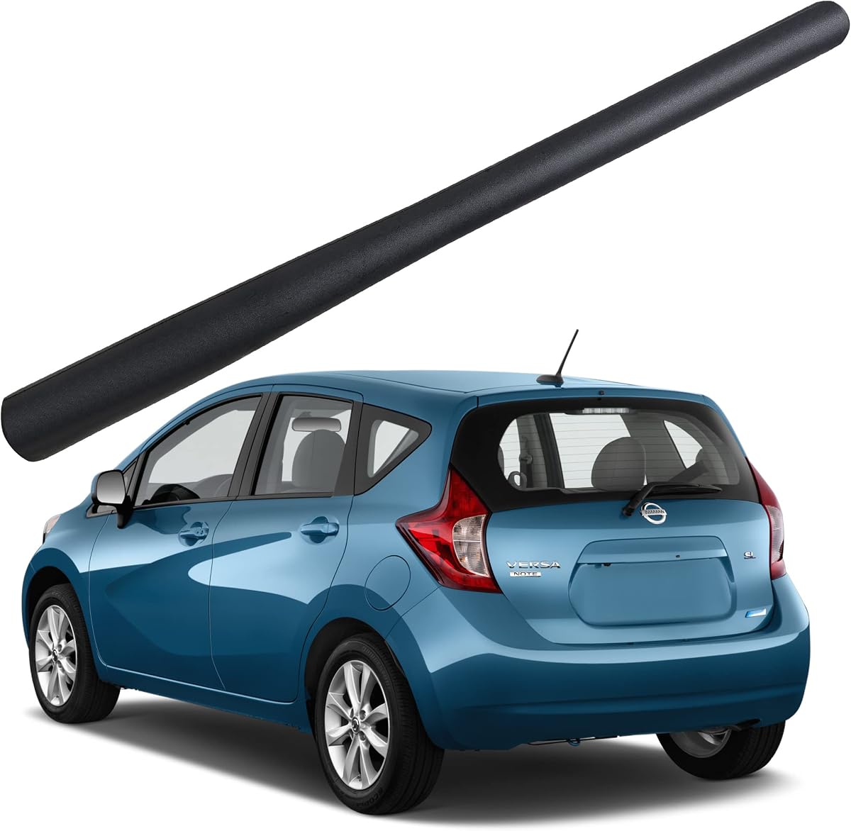 Rubber Antenna for Nissan Versa Note (2014-2019), Nissan Versa Note Antenna - 7 Inch Car Wash Proof, Internal Copper Coil Antenna Mast Replacement