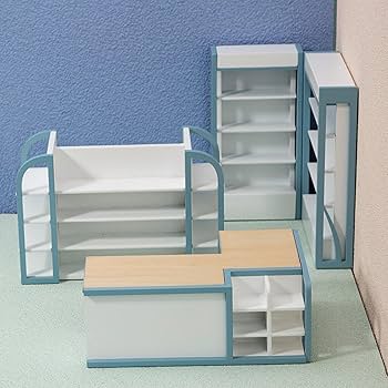 Amazon | 4個ドールハウススーパーマーケットキャッシャー