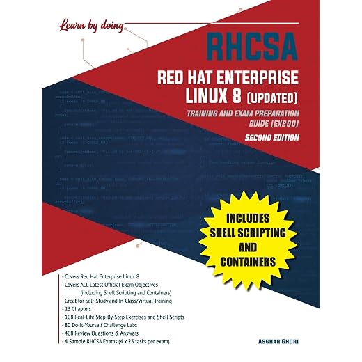 RHCSA Red Hat Enterprise Linux 8 (UPDATED): Training and Exam Preparation Guide (EX200), Second Edition