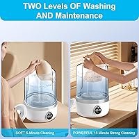 Vista 6 de Underwear Washer, Portable Mini Washing Machine, Upgraded Mini Washings Machines, Rechargeable Cordless Washing-Machine, Laundry Cup for Bra