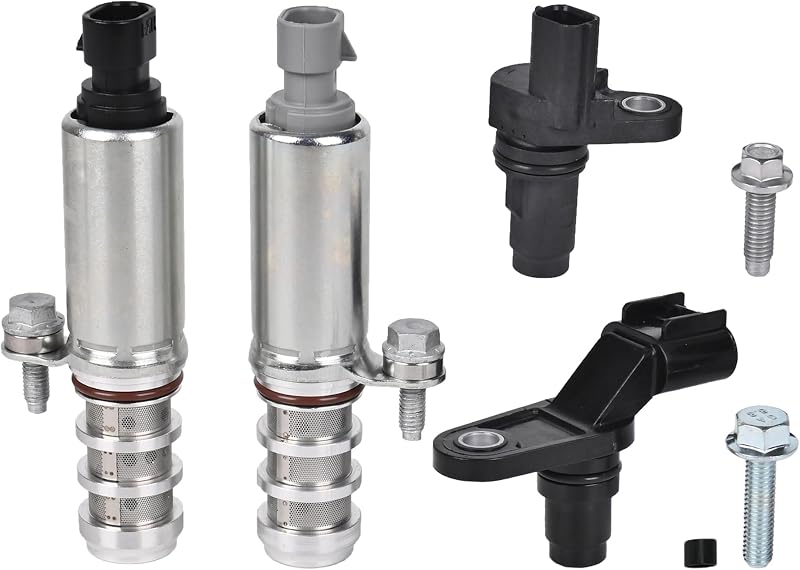 Kit de Solenoides de Comando de Válvulas e Sensores de Virabrequim e Comando E-Shin para Buick, Chevy, GMC, Pontiac e Saturn – 4 peças