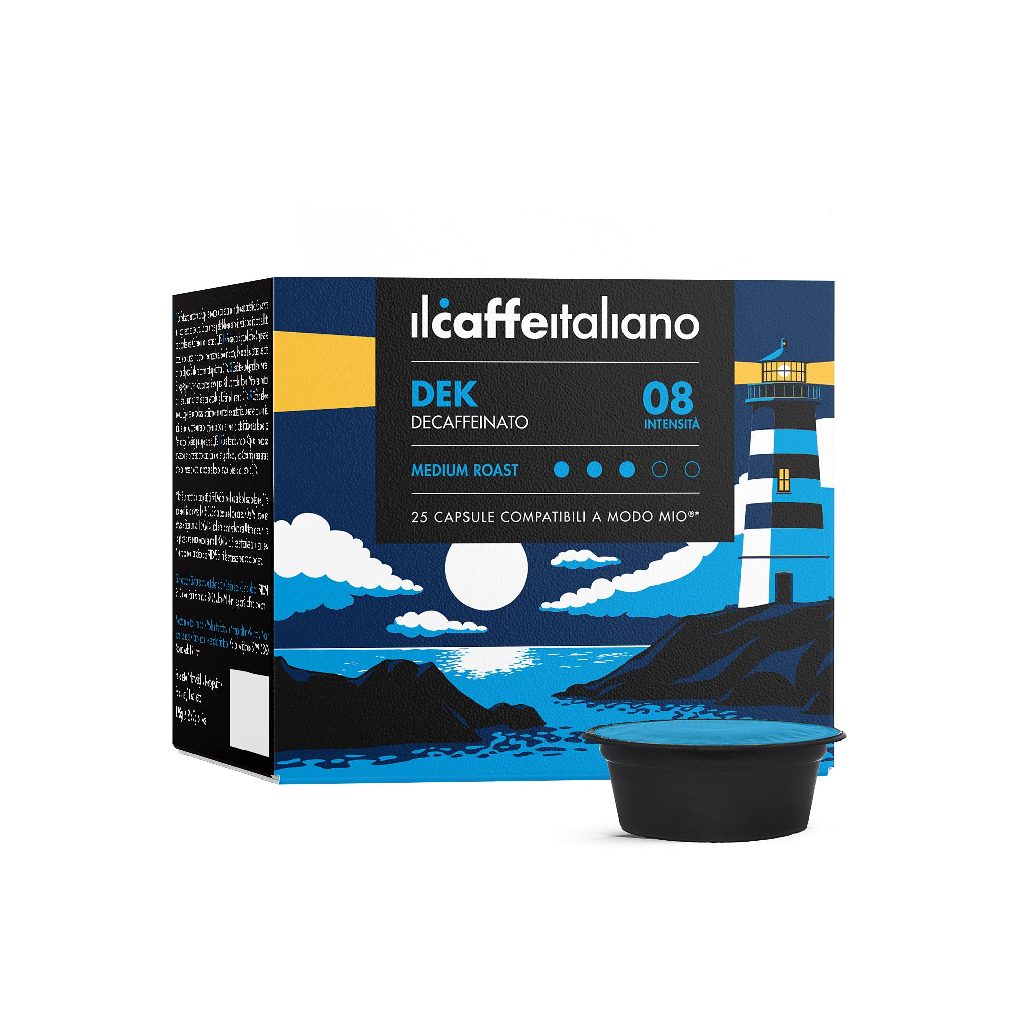 Il Caffè Italiano Kaffeekapseln Kompatibel Lavazza A Modo Mio Entkoffeiniert 120 Stk | Kaffeekapseln Kompatibel A Modo Mio, Stark und Entscheidend | Kompatibel Lavazza A Modo Mio Kapseln | Frhome