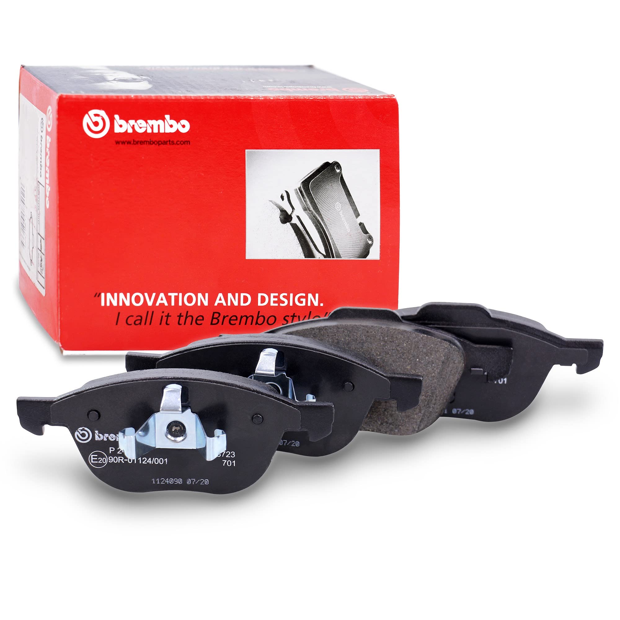 BREMBO Set di freni Coated Disc Line dischi freno anteriori Ø 278mm ventilati + posteriori Ø 265mm pieni + pastiglie freno anteriori e posteriori Compatibile con FORD C-MAX, FOCUS C-MAX, FOCUS Mk2,