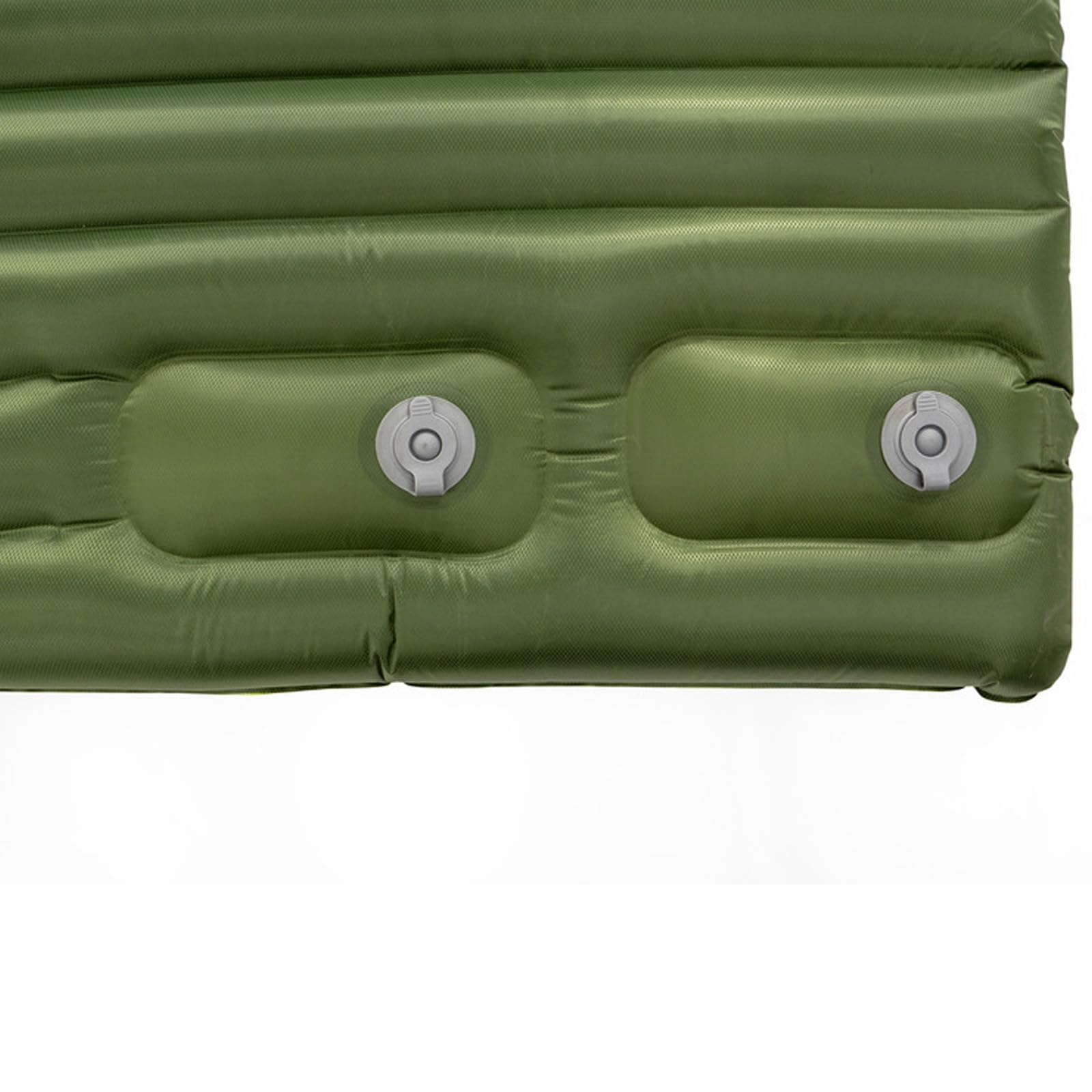 Camp4 Materasso gonfiabile, per 2 o 4 persone, verde, 138 x 200 cm, materassino da campeggio, ultraleggero, per esterni, termico, per tenda, trekking, spiaggia (1)