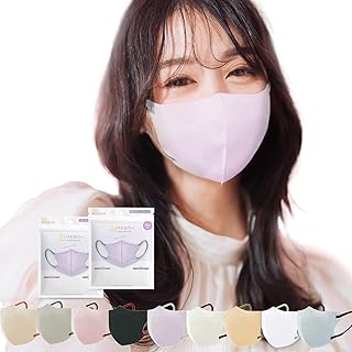 [ＬｉｌｙＮａ] マスク 20枚入(10枚×2パック) ３Dマスク 不織布マスク 小顔3Dマスク 定番マスク 立体マスク 不織布 ３D マスク バイカラーマスク 耳が痛くならない 立体 くちばし 血色マスク バイカラー マスク カラー 使い捨てマスク 大容量 曇らない カラーマスク 男女兼用【適格請求書発行事業者】