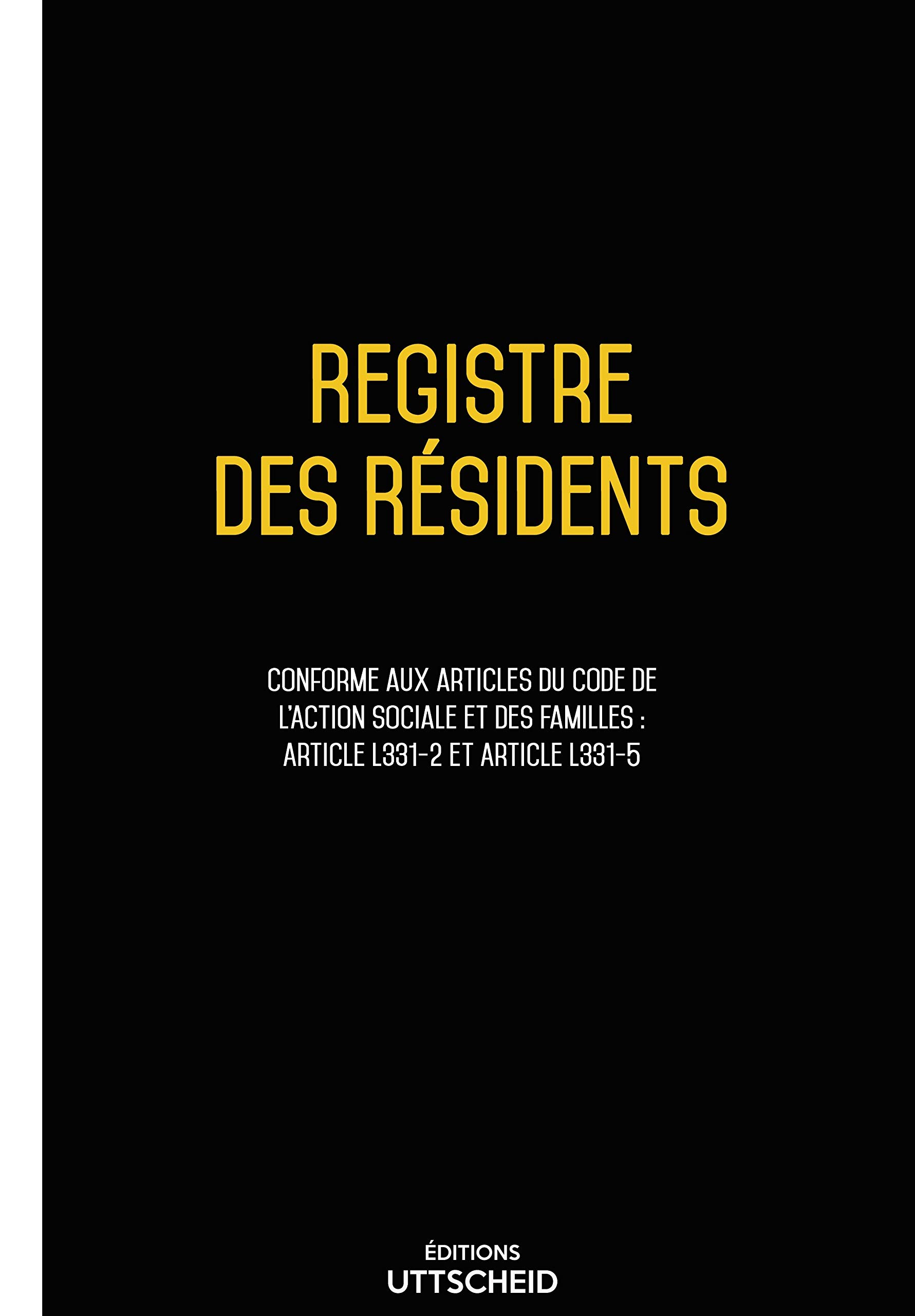 Registre des entrees et sorties
