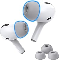 Vista 26 de Foam Masters - Almohadillas de espuma viscoelástica para AirPods Pro de 3ª generación (2025), cómodas, seguras, mejor cancelación de ruido, versión