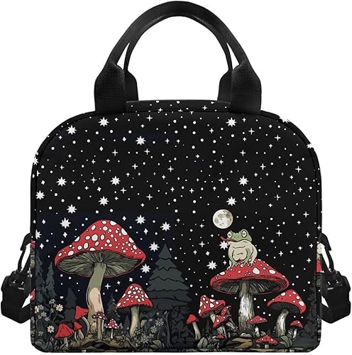 Vista 44 de doginthehole Bolsa de almuerzo portátil de teñido anudado azul, bolsa de almuerzo, organizador reutilizable, hielera para adultos, al aire libre