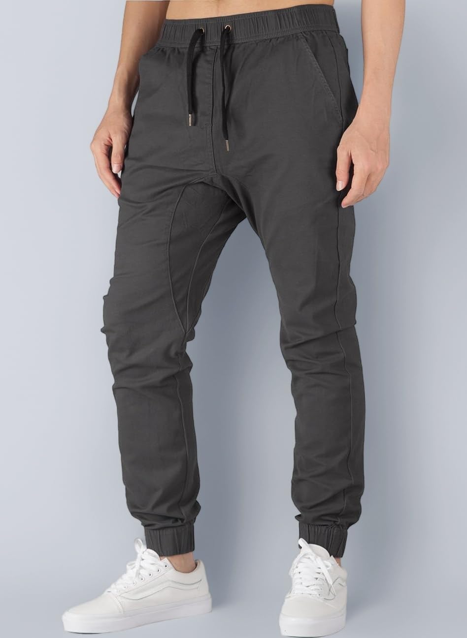Men Joggers Bottoms with Pockets Gym Trousers Jogging Tracksuit Bottoms