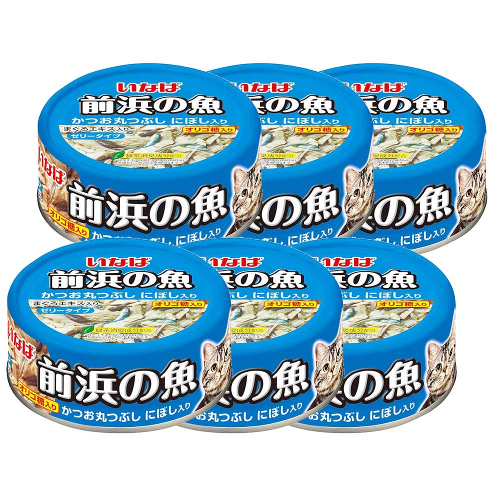 Amazon.co.jp: いなば 前浜の魚 かつお丸つぶし にぼし入り 115g 6個