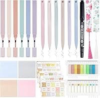 Vista 13 de 22 piezas de suministros de estudio bíblico, resaltadores bíblicos, bolígrafos de colores surtidos, 1000 hojas, notas adhesivas transparentes con 2