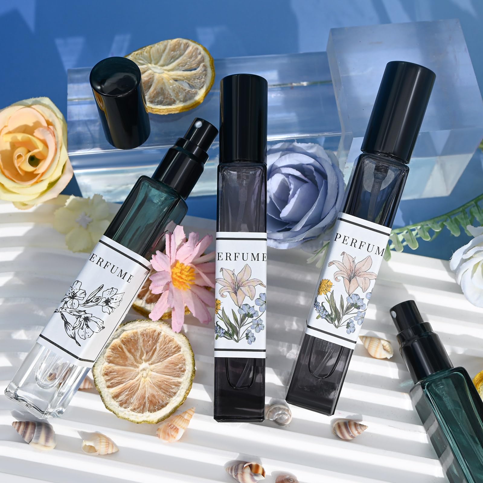 Parfüm Selber Machen Set für Herren DIY Eau de Cologne Herstellungsset mit ätherischen Ölen