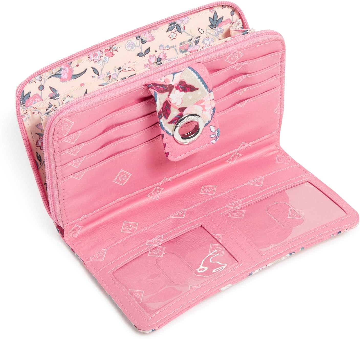 Cotton Turnlock Wallet With Rfid Protection - Image 2