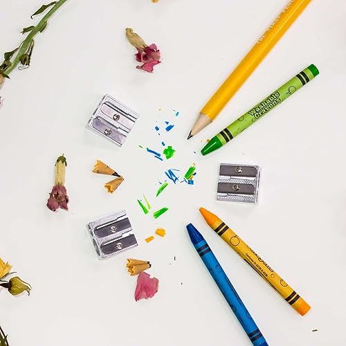 Miniatura 3 de BAZIC 8 Sacapuntas redondos con 2 sacapuntas Jumbo de doble hoja