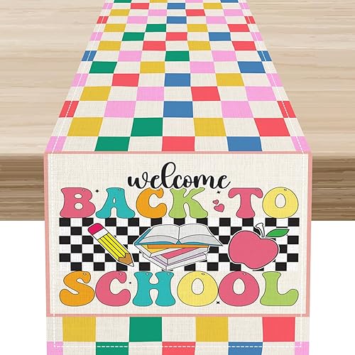 Miniatura 25 de Camino de mesa floral retro de los años 70, retro, vintage, floral, hippie, funky, años 70, 60, abstracto, rosa, estético, moderno, casa de campo,