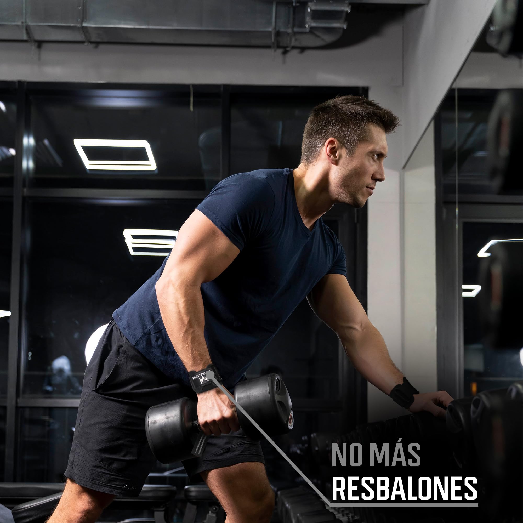 MERCURYAL Straps Gym z paskiem na nadgarstek do podnoszenia ciężarów i podnoszenia ciężarów - Siłownia na nadgarstki - Podnoszenie pasków - Paski chwytające - Kierownice do siłowni do ciężaru martwego