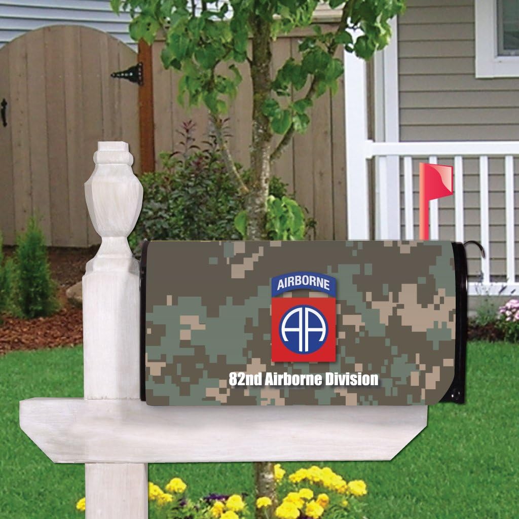 VictoryStore Outdoor Mailbox Cover - Military, 82nd Airborne Division, Magnetic Mailbox Cover