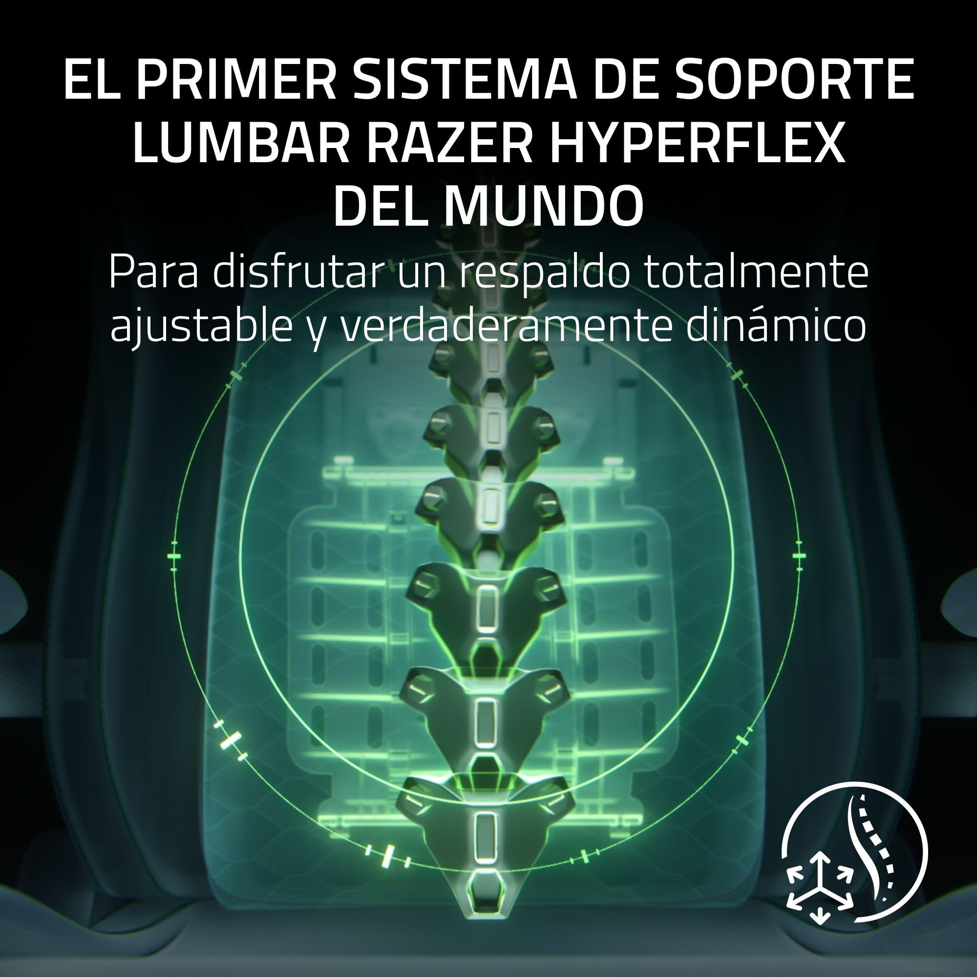 Razer Iskur V2 NewGen - Silla Gamer ergonómica con Comodidad Transpirable Cuero EPU 2.ª generación con tecnología Cooltouch - Sistema de Soporte Lumbar Hyperflex | Gris