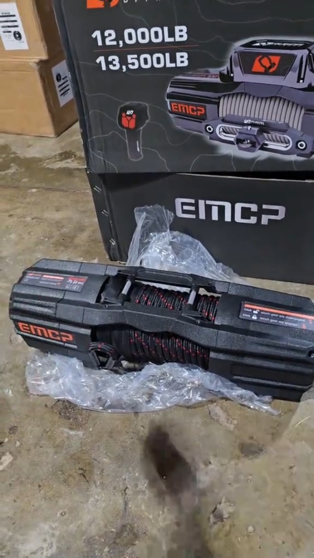Amazon.com: RUGCEL EMCP 13500lb Waterproof Electric Winch – 12V