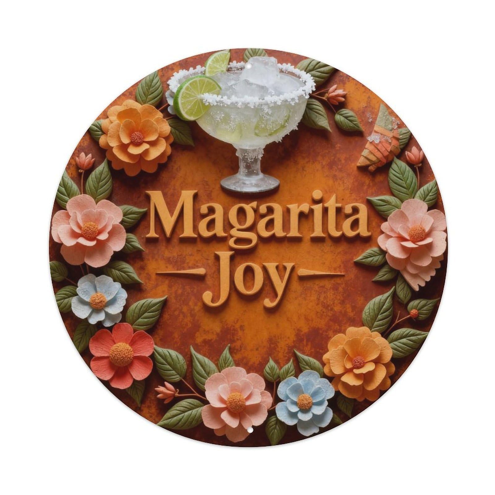 Margarita Joy Metal Tin Sign Plaque